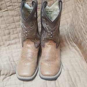 Girls size 10 cowboy boots
